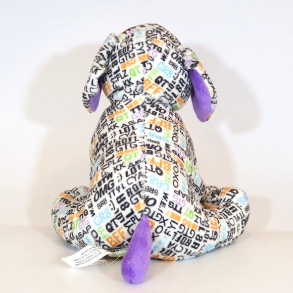 Webkinz Texting Puppy Ganz Purple Plush Stuffed Dog Animal Toy NO TAG /CODE - Picture 4 of 9